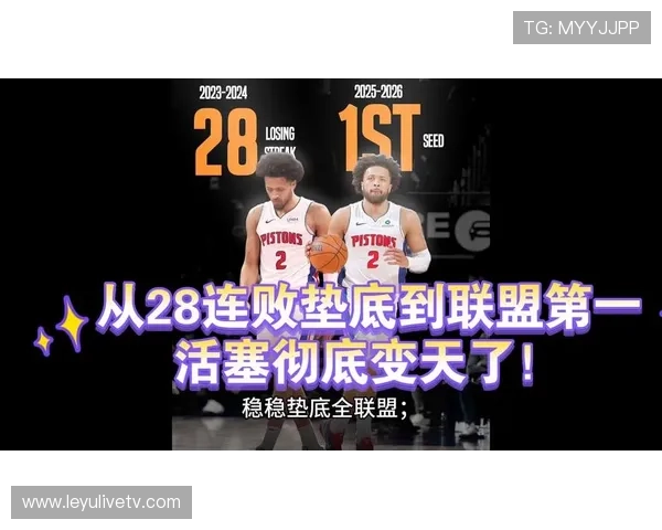 从28连败到联盟第一：活塞两年蜕变登顶，胜率75.5%领跑全联盟